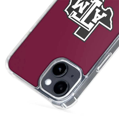 Texas A&M University Black Logo iPhone 15 MagSafe Case